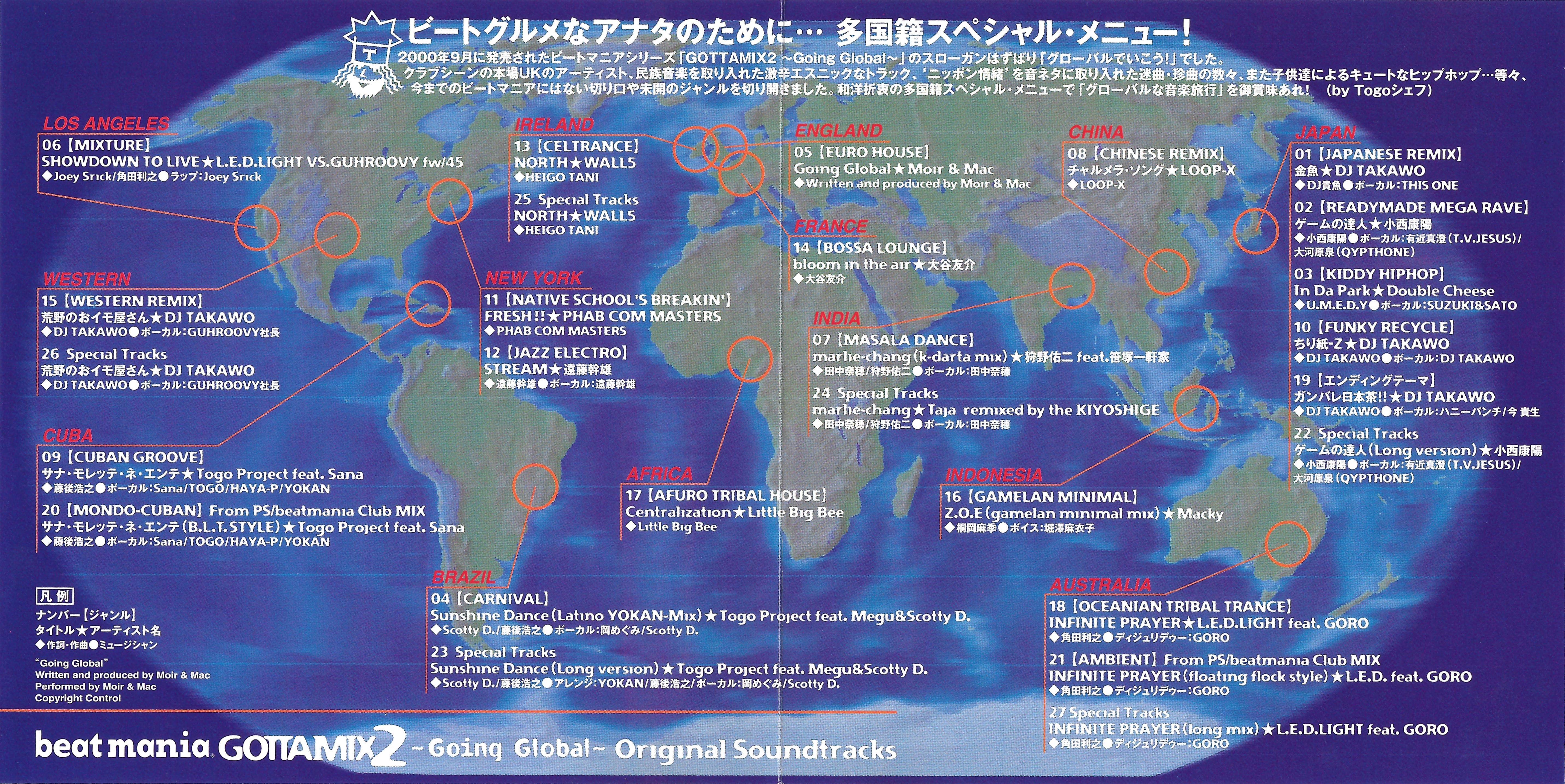 beatmania GOTTAMIX2 ~Going Global~ Original Soundtracks
